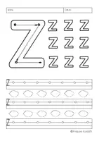 Vorschau - Arbeitsblätter - Buchstabenerarbeitung/Buchstabentraining Buchstabe Z - Seite 3