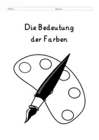 Vorschau - Arbeitsblätter - Bedeutung von Farben - Lerntheke - Seite 1