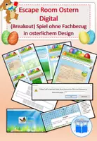 Vorschau - Spiele - Materialpaket Escape Room Breakout Ostern digital und analog - Seite 1
