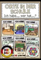 Vorschau - Spiele - ORTE IN DER SCHULE - Ich habe... Wer hat...? (DAF/DAZ) - Deckblatt