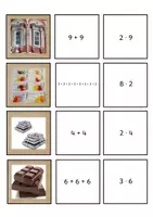 Vorschau - Fördermaterial/Inklusion - Einmaleins im Alltag - Zuordnungsspiel - Seite 2