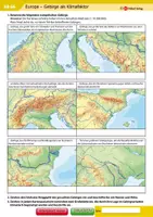 Vorschau - Arbeitsblätter - Europa – Gebirge als Klimafaktor #TimeForClimateAction - Deckblatt