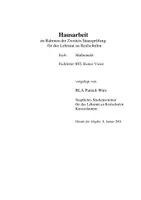 Vorschau - Stundenentwürfe - rationale Zahlen - Seite 1