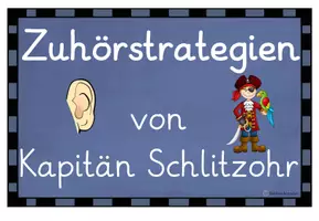 Vorschau - Poster - Zuhörstrategien / Zuhörregeln (Hörverstehen) - Seite 3
