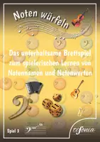 Vorschau - Spiele - tifonia "Noten würfeln" Spielplan 3 - Deckblatt
