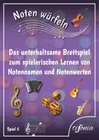 Vorschau - Spiele - tifonia "Noten würfeln" Spielplan 5 - Deckblatt
