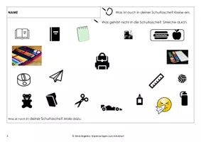Vorschau - Arbeitsblätter - Kopiervorlagen zum Schulstart Klasse 1 - Seite 2