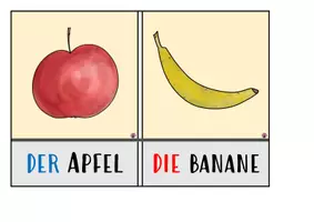 Vorschau - Arbeitsblätter - Deutsch/Sprachförderung: Obst - Deckblatt