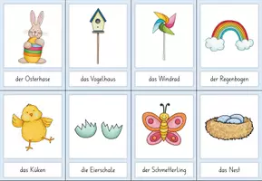 Vorschau - Stationenlernen - Wimmelbild Frühling mit Bildkarten - Seite 2