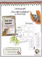 Vorschau - Stundenentwürfe - Literaturprojekt zum Bilderbuch "Trau dich Koalabär" von Rachel Bright - Deckblatt