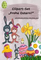 Vorschau - selbst erstellte Cliparts/Grafiken - Clipart-Set "Frohe Ostern" - Deckblatt