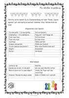 Vorschau - Arbeitsblätter - jouer des jeux-collection de sentences - Seite 1