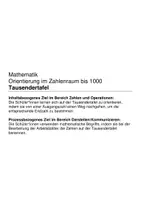 Vorschau - Arbeitsblätter - Tausendertafel 1 (Zahlenraum bis 1000) - Seite 1