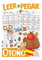 Vorschau - Arbeitsblätter - Otoño (Herbst) Spanisch Arbeitsblätter (leer y pegar) - Deckblatt