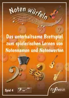 Vorschau - Spiele - tifonia "Noten würfeln" Spielplan 4 - Deckblatt
