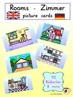 Vorschau - Präsentationen/Tafelbilder - At Home Rooms - Zimmer Picture Cards - Deckblatt