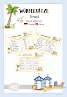Vorschau - Spiele - Würfelsätze, Strand (mit Differenzierung) - Deckblatt