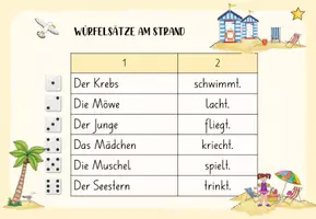 Vorschau - Spiele - Würfelsätze, Strand (mit Differenzierung) - Seite 3