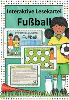 Vorschau - Interaktives Material - Interaktive Lesekartei Fußball - Deckblatt