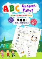 Vorschau - Arbeitsblätter - Alphabet - Gesamtpaket - 200++ Arbeitsblätter - Deckblatt
