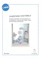 Vorschau - Mal- und Bastelvorlagen - Schneemann-Fensterbild Bastelvorlagen - Seite 2