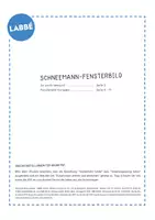 Vorschau - Mal- und Bastelvorlagen - Schneemann-Fensterbild Bastelvorlagen - Seite 3