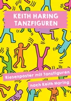 Vorschau - Mal- und Bastelvorlagen - Keith Haring – Tanzfiguren Riesenposter - Deckblatt