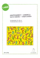 Vorschau - Mal- und Bastelvorlagen - Keith Haring – Tanzfiguren Riesenposter - Seite 2