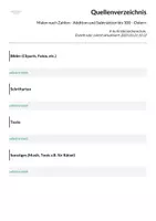 Vorschau - Arbeitsblätter - Malen nach Zahlen - Addition und Subtraktion bis 100 - Ostern - Seite 1
