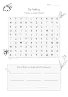 Vorschau - Spiele - Suchsel/ Wörtergitter: der Frühling - Deckblatt