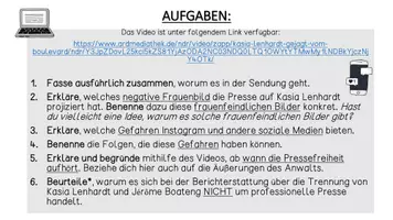 Vorschau - Arbeitsblätter - AB Die Rolle der Medien - Der Fall Kasia Lenhard - Seite 3