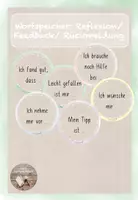 Vorschau - Mal- und Bastelvorlagen - Feedback-/ Rückmeldung-/ Reflexionskarten - Deckblatt