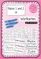Vorschau - Bildkarten - Buchstabeneinführung ck - Wortkarten (1. Klasse) - Deckblatt