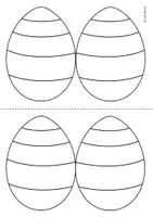 Vorschau - Mal- und Bastelvorlagen - Malvorlage Ostereier I Bastelvorlage Ostern - Seite 3