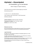 Vorschau - Arbeitsblätter - Alphabet - Gesamtpaket - 200++ Arbeitsblätter - Seite 2