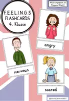 Vorschau - Bildkarten - Feelings (4. Klasse): Flashcards / Bild- und Wortkarten - Deckblatt