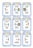 Vorschau - Arbeitsblätter - Deutsch - Materialpaket zu den magischen Kartensets (Wendekarten) - Seite 1