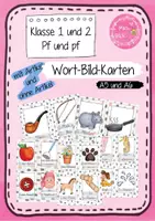 Vorschau - Bildkarten - Buchstabeneinführung Pf und pf - Wort-Bildkarten (1. Klasse) - Deckblatt