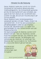 Vorschau - Mal- und Bastelvorlagen - Kunstprojekt - Gedicht: Klecks, der kleine Osterhase - Seite 1