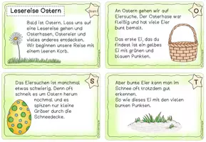 Vorschau - Arbeitsblätter - Leseweg Lesereise Lesespur Ostern - Seite 3