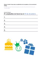 Vorschau - Arbeitsblätter - Material Geburtstag Spanisch - Seite 3