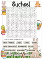 Vorschau - Fördermaterial/Inklusion - Suchsel/Gitterrätsel Ostern - Seite 3
