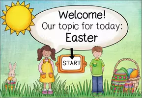 Vorschau - Interaktives Material - "Easter" - Interaktives PDF für den Englischunterricht - Seite 1