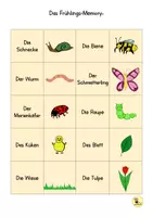 Vorschau - Spiele - Frühlings-Memory® - Deckblatt