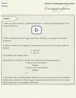 Vorschau - Stundenentwürfe - Verfahren zum Lösen von Linearen Gleichungssystemen - Seite 2