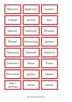 Vorschau - Fördermaterial/Inklusion - Doppelmitlaut nn - individuelle Auftragskarte & Wörter - Seite 2