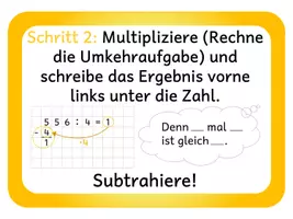 Vorschau - Präsentationen/Tafelbilder - Schriftliche Division Ampelsystem - Seite 3
