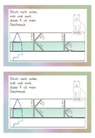 Vorschau - Arbeitsblätter - Buchstabe K nachspuren - mit Merkspruch - Seite 1