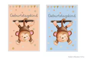 Vorschau - Anderer Materialtyp - Affenklasse Geburtstagsschilder - Seite 2