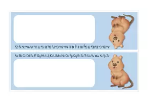 Vorschau - Anderer Materialtyp - Quokkaklasse Namensschilder inkl. ABC - Seite 2